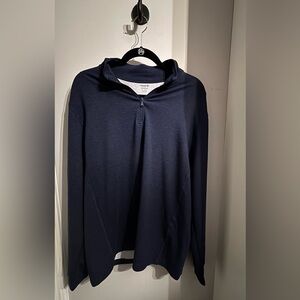 Old Navy Men's Dark Blue Zip-Up Sweater